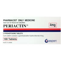 Periactin 4mg 100 Tablets S3