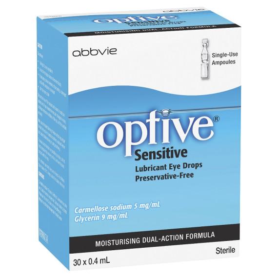 Optive Lubricant Eye Drops Sensitive Relief Buy Online at Chempro Online