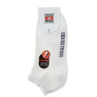 Sox and Lox Ladies Sports Cushioned Anklet Socks White Size 3 to 9