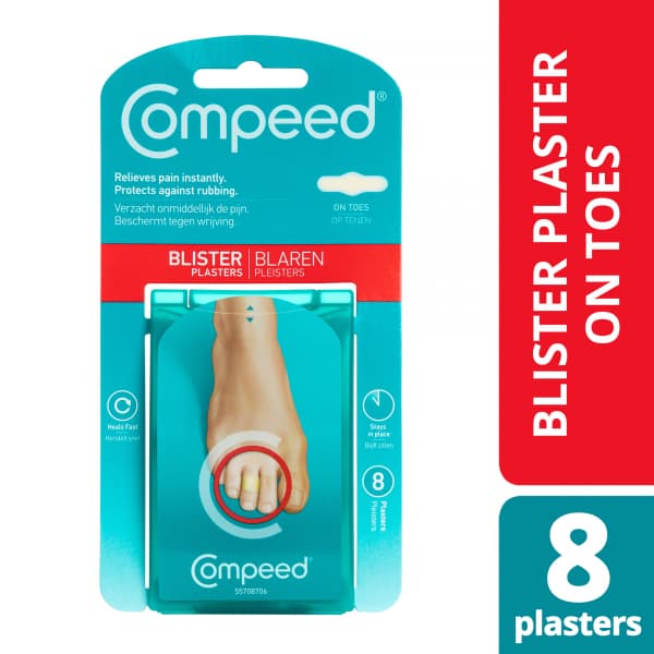 Buy Compeed On Toes Blister Plasters 8 Pack Online Chempro Chemists