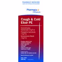 Pharmacy Choice Cough and Cold Elixir PE 200ml