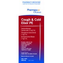Pharmacy Choice Cough & Cold Elixir PE 200ml