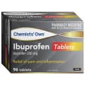 Chemists Own Ibuprofen 200mg 96 Tablets