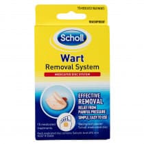 Scholl Wart Removal System Washproof 15 Pack