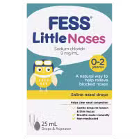 Fess Little Noses Drops 25ml Plus Aspirator