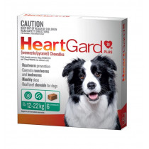 Heartgard Plus For Dogs 12-22kg Chewables 6 Pack