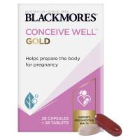 Blackmores Conceive Well Gold 28 Tablets plus 28 Capsules 