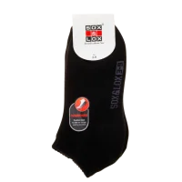 Sox And Lox Ladies Sports Cushioned Anklet Socks Black Size 3 to 9