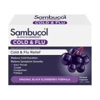 Sambucol Black Elderberry Cold and Flu 24 capsules
