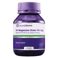 Henry Blooms Tri Magnesium Citrate 900mg 60 Capsules