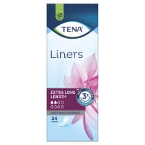 Tena Liners Extra Long Length 24 Pack
