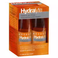 Hydralyte Electrolyte Solution Orange 4 x 250ml