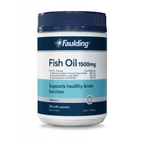 Faulding Remedies Odourless Fish Oil 1500mg 200 Capsules