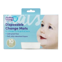 Baby U Disposable Change Mats 10 Pack