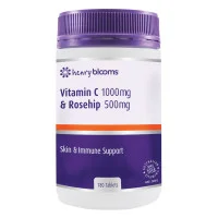 Henry Blooms Vitamin C 1000 And Rosehip 500 180 Tablets