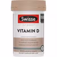 Swisse Ultiboost Vitamin D 250 Capsules