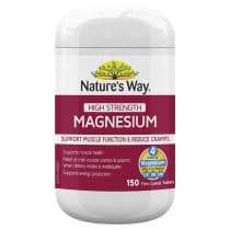 Natures Way High Strength Magnesium 600mg 150 Tablets