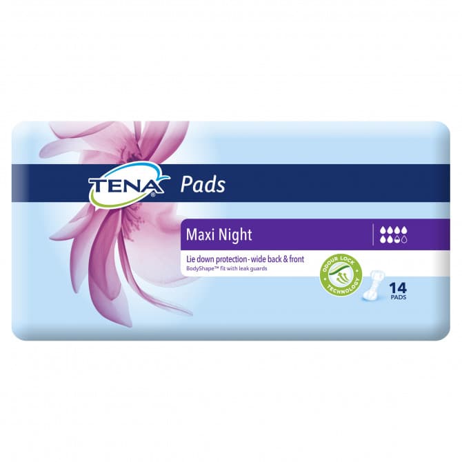Buy Tena Pads Maxi Night 14 Pack Online 