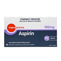Mayne Pharma Aspirin 100mg 112 Tablets