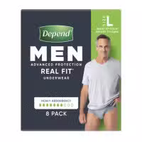 Depend Realfit Underwear For Men Large 8 Pack