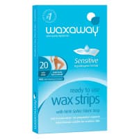 Waxaway Ready To Use Wax Strips Sensitive 20 Pack