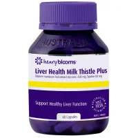 Henry Blooms Milk Thistle 35000 Plus Taurine 60 Vegetarian Capsules