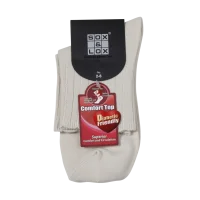 Sox And Lox Ladies Everyday Diabetic Friendly Socks Light Beige Size 2 8