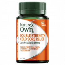 Natures Own Double Strength Cold Sore Relief 50 Tablets