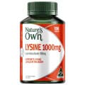 Natures Own Lysine 1000mg Tablets 100