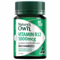 Natures Own Vitamin B12 1000mcg 60 Tablets