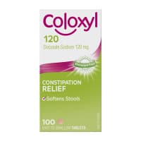 Coloxyl 120mg 100 Tablets