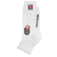 Sox and Lox Ladies Sports Cushioned Midi Socks White Size 3 to 9