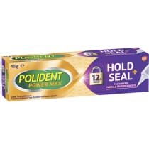 Polident Power Max Hold & Seal Adhesive 40g
