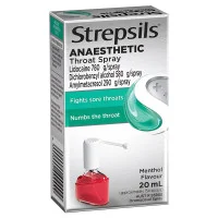 Strepsils Plus Anaesthetic Throat Spray Menthol Flavour 20ml