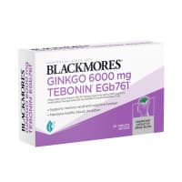 Blackmores Ginkgo 6000mg Tebonin 30 Tablets