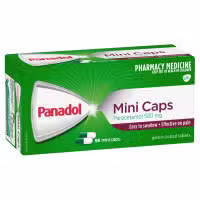 Panadol Mini Caps for Pain Relief Paracetamol 500 mg 96 Mini Capsules S3