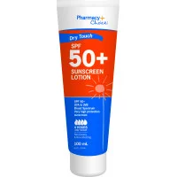 Pharmacy Choice Dry Touch Sunscreen Lotion SPF 50 plus Tube 100ml