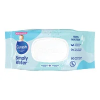 Curash Simply Water Baby Wipes 80 Pack