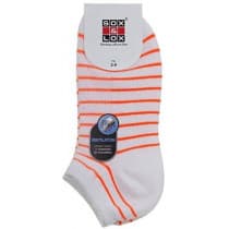Sox & Lox Ladies Sports Cushioned Low Cut (Ventilation Panel) Socks Neon Colors (Size 3 - 9)