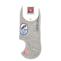 Sox & Lox Ladies Casual Thin Hidden Low Cut (3D Non-Slip Heel) Socks Grey (Size 3 - 9)