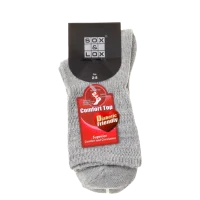 Sox And Lox Ladies Everyday Diabetic Friendly Socks Cool Grey Size 2 to 8