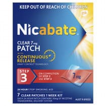 Nicabate Patches Clear 7mg 7 Days