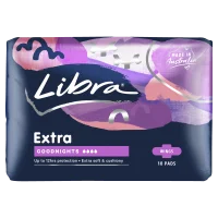 Libra Extra Pads Goodnight With Wings 10 Pack