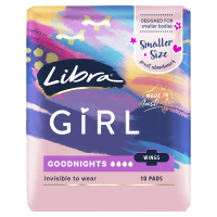 Libra Girl Pads Goodnights with Wings 10 pack