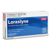Pharmacy Action Lorastyne 10mg 10 Tablets