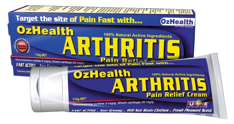 Buy OzHealth Arthritis Pain Relief Cream 114g Online | Chempro Chemists