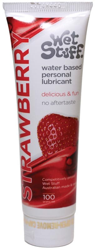 Buy Wet Stuff Water Based Personal Lubricant Strawberry 100g Online |  Chempro Chemists